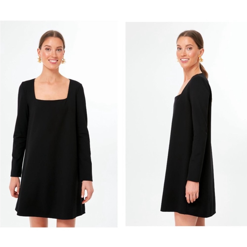 Tuckernuck Black Middleton Mini Dress Long Sleeve LBD‎ Size XXXL